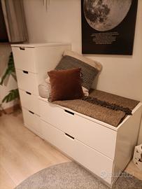 Combinazione cassettiera Ikea serie Nordli 