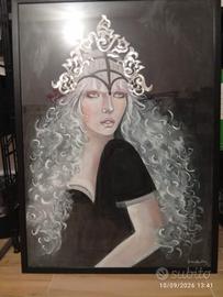 Quadro arredo vintage  pittrice Orsi Gabriella ann