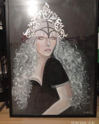 Quadro arredo vintage  pittrice Orsi Gabriella ann