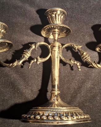 candelabro in argento