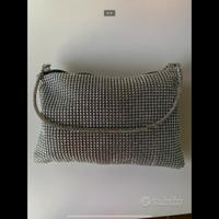 Pochette da sera brillantinata