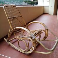 sedia a dondolo poltrona