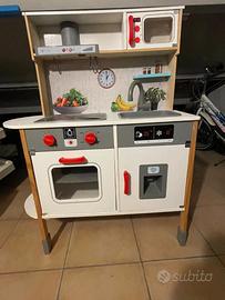 CUCINA GIOCATTOLO IN LEGNO COMPLETA