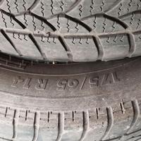 Cerchi in acciaio con  gomme termiche 175/65 R 14