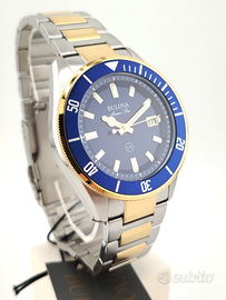 Bulova Marine Star Sport Diver Blu bicolore Nuovo