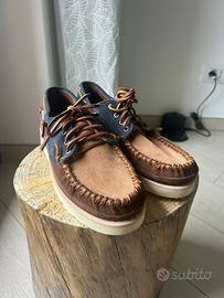 Mocassini Sebago blu-marrone tg 43