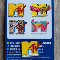 Mtv spilla nuova con card pin brooch