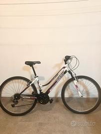 Bicicletta bambina viola con cambio