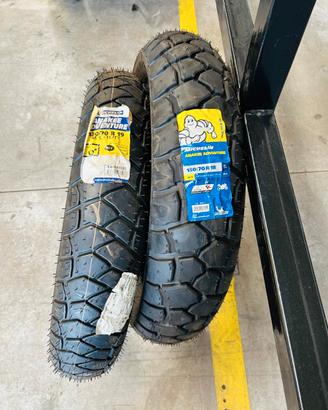 COPPIA PNEUMATICI MICHELIN ANAKEE TL/TT NUOVI