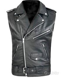 Gilet chiodo in pelle 29.90 taglia XL