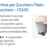 Macchina zucchero filato