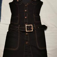 Vestitino jeans nero Benetton 