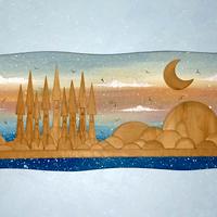 pannello decorativo castello fantasy Bazart