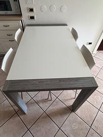 Tavolo + 4 sedie Calligaris originali