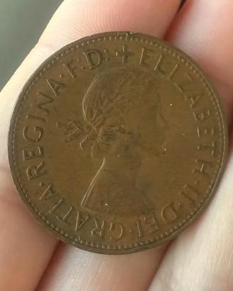Titolo:  Moneta da 1 Penny Regno Unito 1966