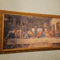 quadro ultima cena  con cornice nuovo perfetto 