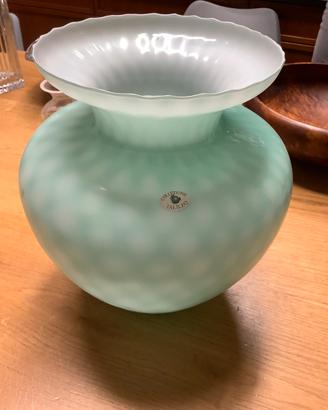 Collezione Galileo, vaso in vetro opalino Murano
