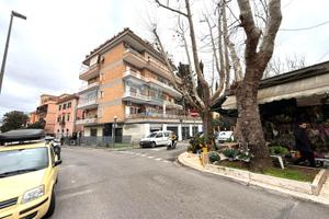 Montemario - negozio con sette vetrine angolari