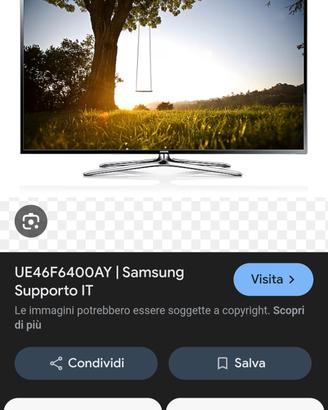 TV Samsung UE46F6400AY con decoder