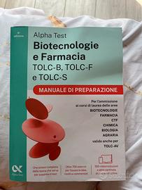 Alpha Test Biotecnologie e Farmacia Tolc 2026/2027