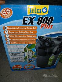 acquario filtro tetra ex 800 e accessori vari