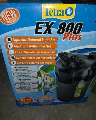 acquario filtro tetra ex 800 e accessori vari