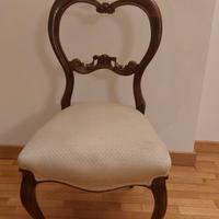 sedie antiquariato 