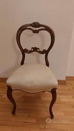 sedie antiquariato 