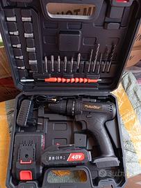 TRAPANO AVVITATORE A DOPPIA BATTERIA 