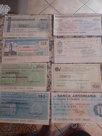miniassegni Italia anni 70