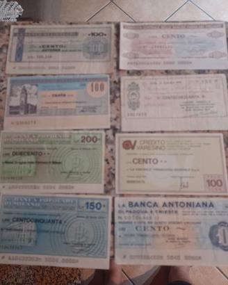miniassegni Italia anni 70