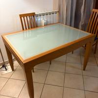 Tavolo calligaris con 6 sedie