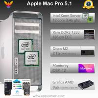 Apple Mac Pro 12 coreMac 2012 Ram 128 gb  Monterey
