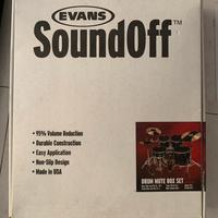 Sordine batteria Evans Soundoff