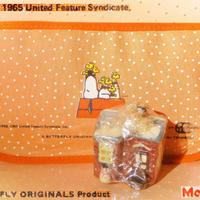 SNOOPY Vintage 1980 Astuccio Neve Candela Natale