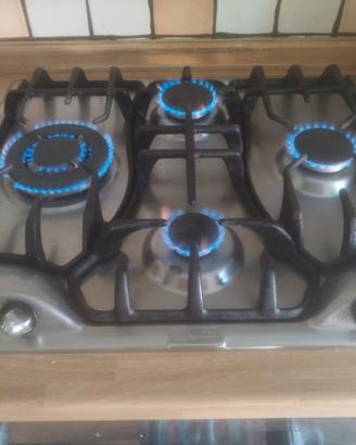 Piano cottura a gas 4 fuochi inox Franke