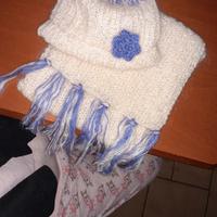 sciarpa e cappellino bambina in lana