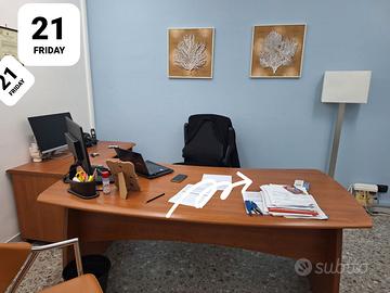 Set Scrivania Ufficio + Cassettiera