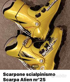 Scarpone sci alpinismo leggero serie alien1