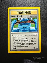 Focus band 86/111 neo genesis 1ed pokemon ing exc+