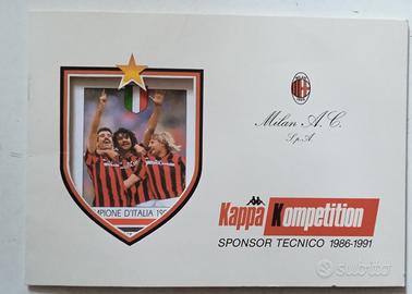 Milan Campione d'Italia 1987-88 cartolina celebrat