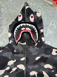 Felpa BAPE City Camo Shark Full Zip