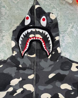 Felpa BAPE City Camo Shark Full Zip