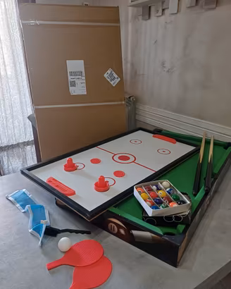 gioco carambola. ping. pong..hockey 