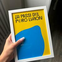 quadro con poster 15x21
