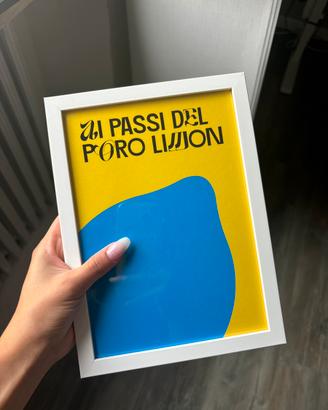 quadro con poster 15x21