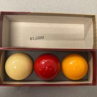 Biglie biliardo Aramith 61.5mm birilli carambola