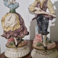 Statuette ceramica Capodimonte originali