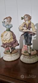 Statuette ceramica Capodimonte originali