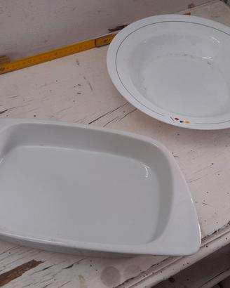 Lotto stoviglie in ceramica vintage